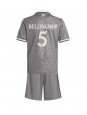 Real Madrid Jude Bellingham #5 Ausweichtrikot für Kinder 2024-25 Kurzarm (+ Kurze Hosen)